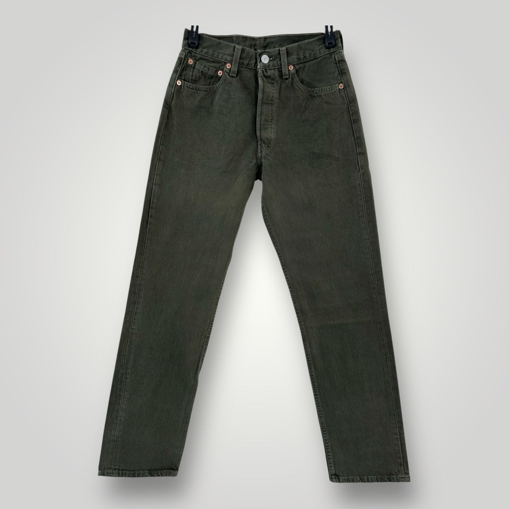 VTG 2000 Levi's 501‎ XX 29x32 USA MADE Jeans New Old Stock OLIVE GREEN